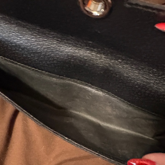 Gucci Black Canvas Clutch with Silver Accent - Picture 3 of 8